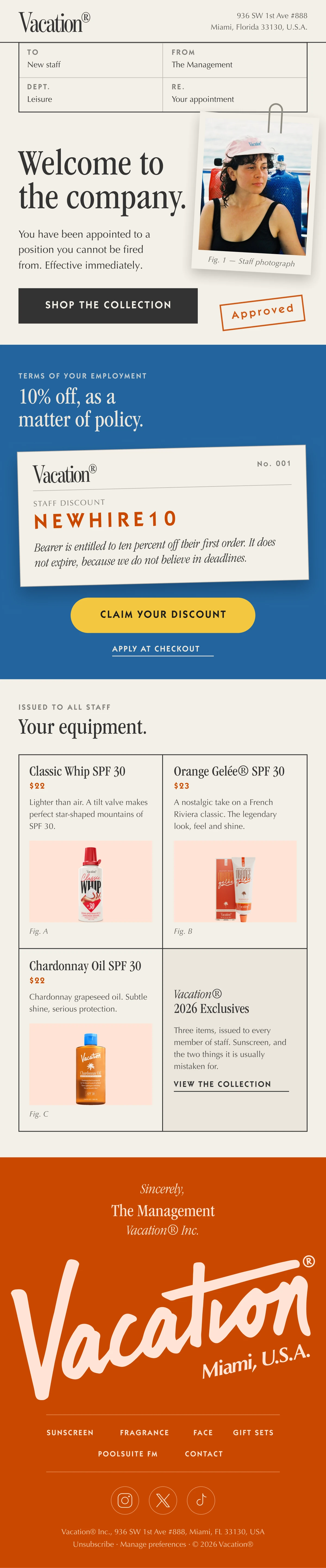 Email design